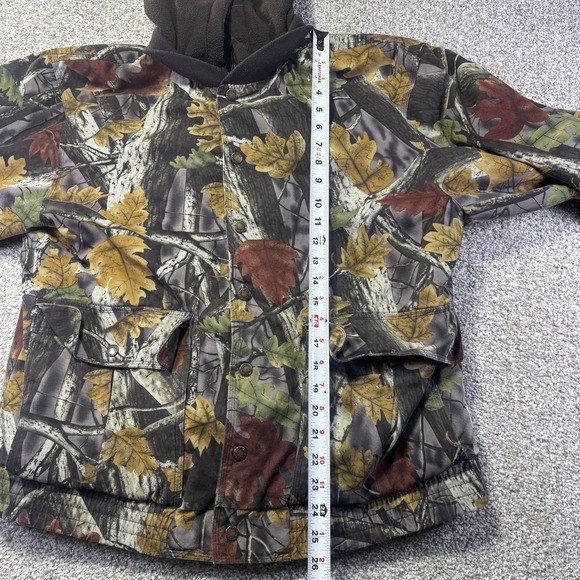Master Sportsman Jacket Mens Large Camo Hooded Insulated Hunting Parka Canvas - Picture 10 of 12